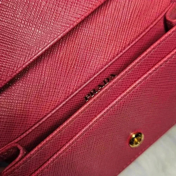 Prada Pink Saffiano  Cardholder - Picture 12 of 14
